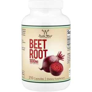 Beet Root 1000mg 210 pills - Double Wood (1000mg Per 2 Capsules) Bottle - Lebanon Supplements