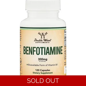 Benfotiamine 300mg 120 pills - Double Wood (300mg Per 2 Capsules) Bottle - Lebanon Supplements