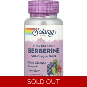 Berberine 60' - Solaray (With Oregon Grape)