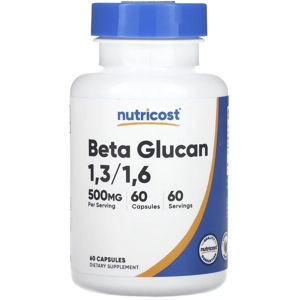 Beta Glucan 500mg 60' - Nutricost