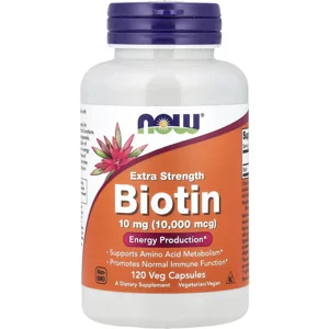 Biotin 10,000mcg 120 Pills - NOW Bottle - Lebanon Supplements
