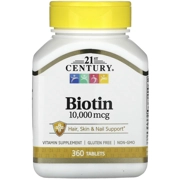 Biotin 10,000mcg 360' - 21st Century