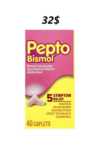 Bismuth 262mg 40' - Pepto Bismol