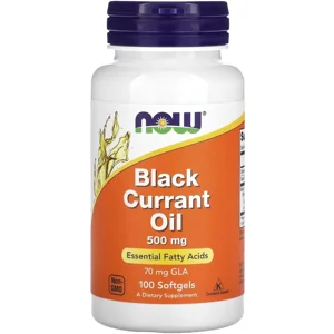 Black Currant Oil 500mg 100 pills - NOW Bottle - Lebanon Supplements