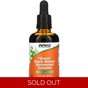 Black Walnut Wormwood Complex 59ml - NOW (+Clove)