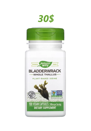 Bladderwrack 580mg 100' - Nature's Way (Fucus)