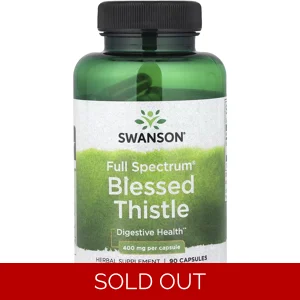 Blessed Thistle 400mg 90 Pills - Swanson Bottle - Lebanon Supplements