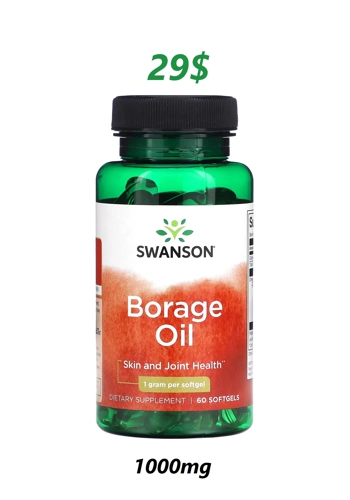 Borage Oil 1000mg 60' - Swanson
