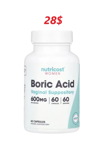 Boric Acid 600mg 60' - Nutricost