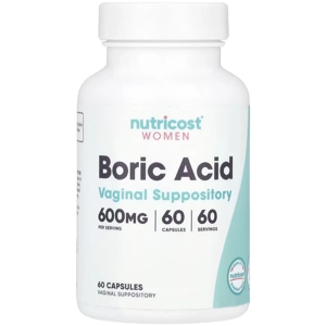 Boric Acid 600mg 60' - Nutricost