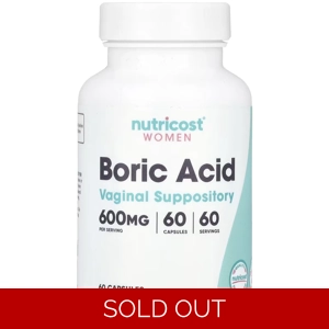 Boric Acid 600mg 60' - Nutricost