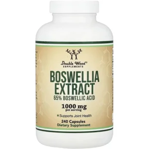 Boswellia 1000mg 240 Pills - Double Wood (1000mg Per 2 Capsules) Bottle - Lebanon Supplements