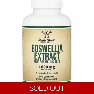 Boswellia 1000mg 240 pills - Double Wood (1000mg Per 2 Capsules) Bottle - Lebanon Supplements