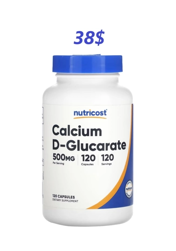 Calcium D-Glucarate 500mg 120' - Nutricost