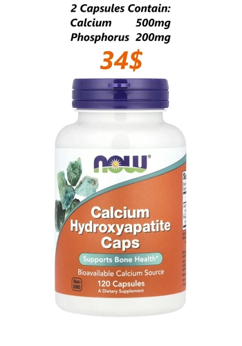 Calcium Hydroxyapatite 120' - NOW