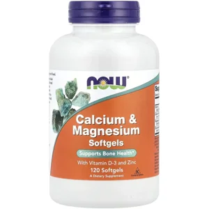 Calcium Magnesium Zinc +D3 120' - NOW