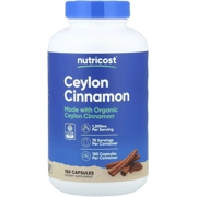 Ceylon Cinnamon 1200mg 150' - Nutricost [1200mg Per 2 Capsules]