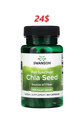 Chia Seed 400mg 60' - Swanson