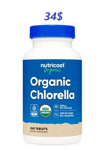 Chlorella 500mg 240' - Nutricost