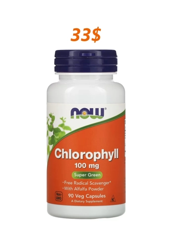 Chlorophyll 100mg 90' - NOW