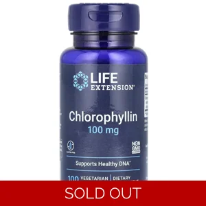 Chlorophyllin 100mg 100 Pills - Life Extension Bottle - Lebanon Supplements