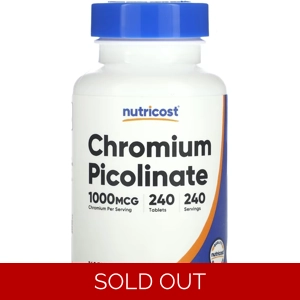 Chromium  Picolinate 1000mcg 240' - Nutricost