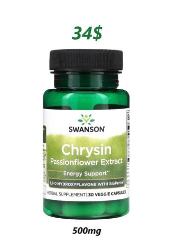 Chrysin 500mg 30' - Swanson