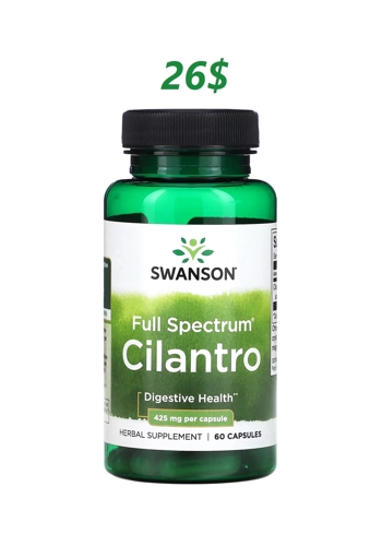 Cilantro 425mg 60' - Swanson