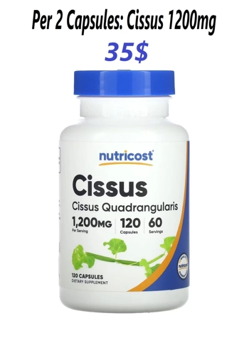 Cissus 1200mg 120' - Nutricost
