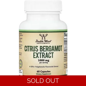 Citrus Bergamot 1000mg 60 Pills - Double Wood (1000mg Per 2 Capsules) Bottle - Lebanon Supplements