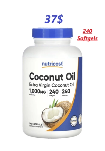 Coconut Oil 1000mg 240'..