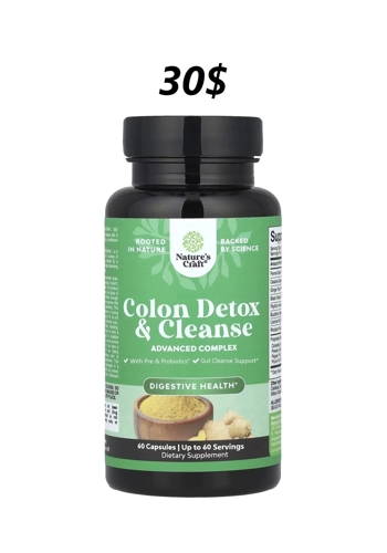 Colon Detox & Cleanse 60' - Nature's Craft