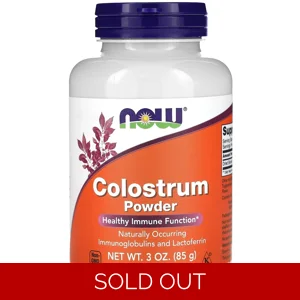 Colostrum Powder 1400mg 52 Servings - NOW Bottle - Lebanon Supplements