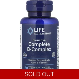 Complete B-Complex 60 pills - Life Extension (Methyl B-Complex) Bottle - Lebanon Supplements