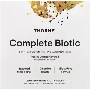 Complete Biotic 30' - Thorne (Probiotic + Prebiotic + Postbiotic)