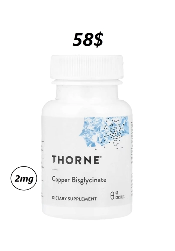 Copper 2mg 60' - Thorne
