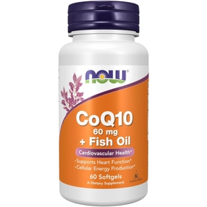CoQ10 60mg + Fish Oil 60' - NOW