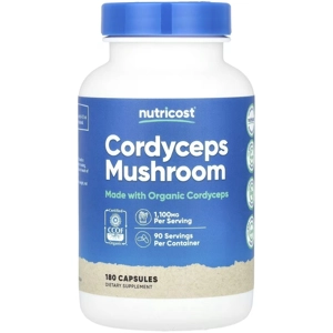 Cordyceps 1100mg 180' - Nutricost (1100mg Per 2 Capsules)