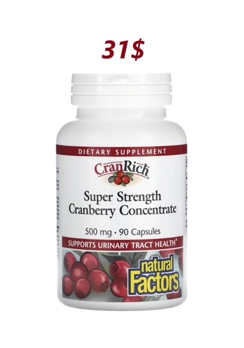 Cranberry 500mg 90' - Natural Factors