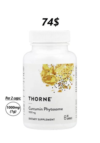 Curcumin 500mg 60' - Thorne