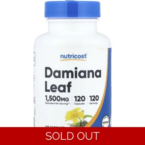Damiana 1500mg 120 Pills - Nutricost Bottle - Lebanon Supplements