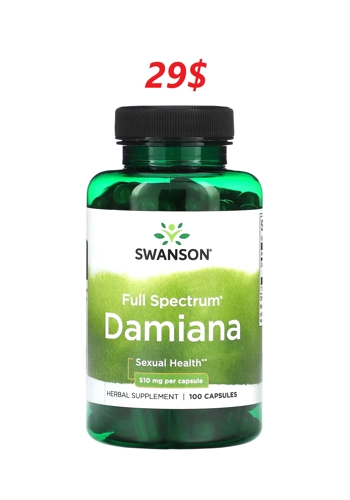 Damiana 510mg 100' - Swanson