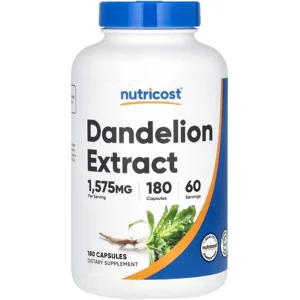 Dandelion 1575mg 180' - Nutricost (1575mg Per 3 Capsules)