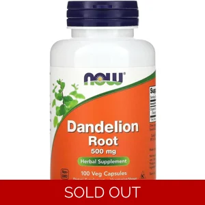 Dandelion 500mg 100 Pills - NOW Bottle - Lebanon Supplements