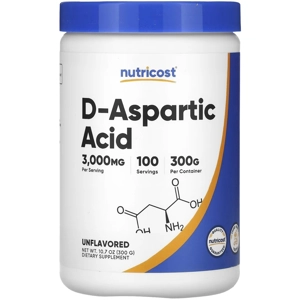 D-Aspartic Acid Powder 3000mg 100' - Nutricost