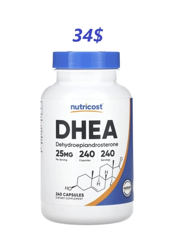 DHEA 25mg 240' - Nutricost