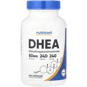 DHEA 50mg 240 Pills - Nutricost Bottle - Lebanon Supplements