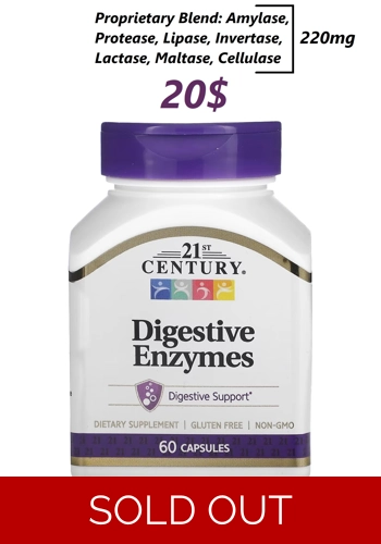 Digestive Enzymes 60' - 21st Century
