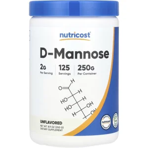 D-Mannose Powder 2000mg 125' - Nutricost