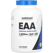 EAA 1200mg 240 Pills - Nutricost (Essential Amino Acids) Bottle - Lebanon Supplements